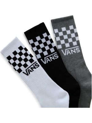 Vans Classic Check Crew Damalı Çok Renkli Çorap