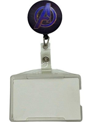 Sağlıkçı Shopping Kahramanlar Takımı Takımı Temalı Metal Yoyo Kartlık Yoyo Yaka Kartlığı
