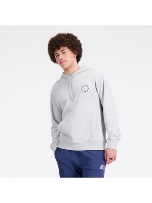 New Balance MNH1411 Gri Erkek Sweatshirt