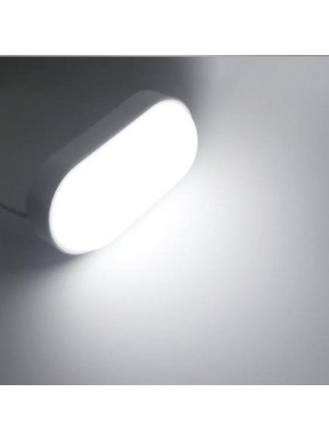 Sekatech Horoz Aydos 20W Oval Beyaz  LED Nem Su Geçirmez Banyo Bahçe Modern Tavan Lambası Beyaz Işık  Modern Tavan Lambası