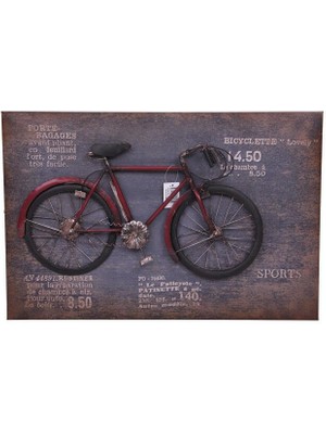 Turtcest Bisiklet Tablo Vintage Pano Dekoratif Ev Ofis Hediyelik