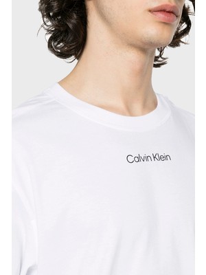 Calvin Klein Pamuklu Regular Fit Bisiklet Yaka T Shirt 00GMS4K174YAA Erkek T Shirt 00GMS4K174 Yaa