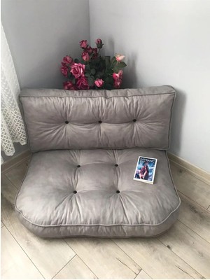 Lavinia Kalorifer Önü Palet Minderi Ikili Takım Façalı Fitilli