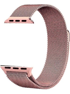 Teleplus Watch Se 44 mm Kordon Hasır Metal KRD01 Bronz