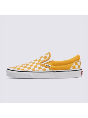 Vans Classic Slip-On Golden Glow Checkerboard  Damalı Sneaker