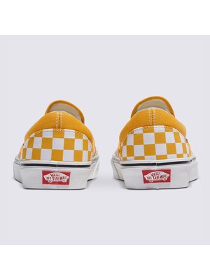 Vans Classic Slip-On Golden Glow Checkerboard  Damalı Sneaker