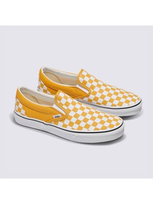 Vans Classic Slip-On Golden Glow Checkerboard  Damalı Sneaker