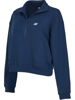 New Balance WNC1403 Mavi Kadın Sweatshirt