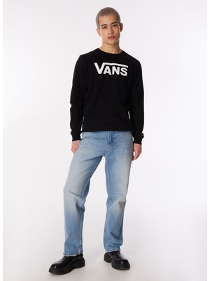 Lee Cooper Baggy Yüksek Bel Bol Kesim Düz Paça %100 Pamuk Mavi Erkek Jean Pantolon