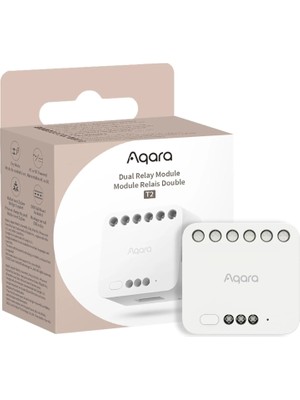 Aqara Akıllı Çift Röle Modülü T2 DCM-K01 (Apple Home Destekli)