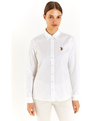 U.S. Polo Assn. Kadın Slim Gömlek 50283987-VR013 50283987-VR013015