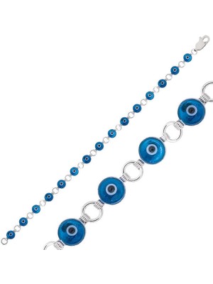 Serra Jewels Gümüş Nazar Bayan Bileklik