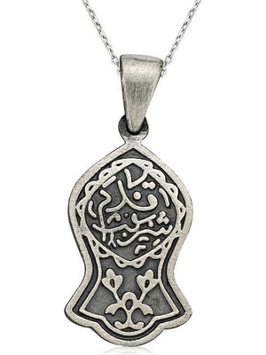 Serra Jewels Gümüş Kadem-i Şerif Kolye