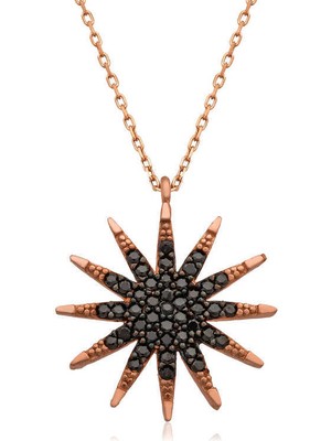 Serra Jewels Gümüş Rose Kutup Yıldızı Bayan Kolye