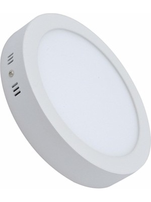 Woodhub Beyaz LED Tavan Wc Kiler Ofis Lambası 24 W Armatür Sıva Üstü 6500 K Beyaz Işık 220 V ( Tak Çalıştır