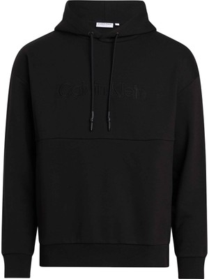 Calvin Klein Kapüşon Yaka Siyah Erkek Sweatshırt K10K112726BEH