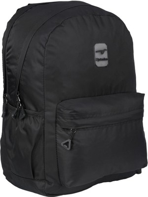 Relaxion 3 Bölmeli Su Geçirmez Kumaş Tablet Bölmeli Okul-Seyahat Sırt Çantası RLX2115-SIYAH