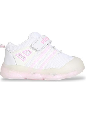 Vicco 1936-ORANTE Işıklı Ilkadım Bebek Günlük Spor Ayakkabı - NKT01936-BEYAZ-20