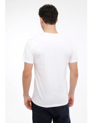 Kinetix ml Langls 11ESCTY-120 4fx Beyaz Erkek Kısa Kol T-Shirt