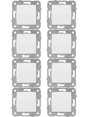 Viko Karre Anahtar Beyaz (Çerçeve Dahil) 90967001 (8 Adet)