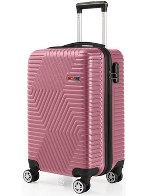 G&d Polo Suitcase Abs Gül Kurusu Kabin Boy Valiz 600.08-K