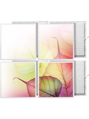 Gök Panel 60X60 LED Panel Sıva Altı Desenli 2x2 Dörtlü Grup 46510044SA