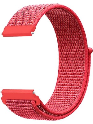 Pilanix Spovan Felix 20 mm Için Hasır Kumaş Desenli Naylon Kayış