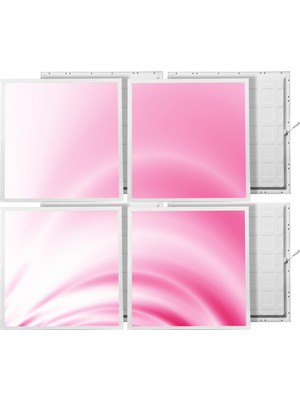 Gök Panel 60X60 LED Panel Sıva Altı Desenli 2x2 Dörtlü Grup 46510141SA