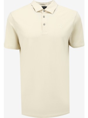 Fabrika Comfort Ekru Erkek Polo Yaka Regular Fit Polo T-Shirt FC4SM-TST 0250