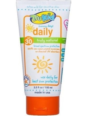 Trukid Sunny Days Organik Güneş Kremi SPF 30 Çocuklar İçin 100 ml Hassas Ciltlere Uygun