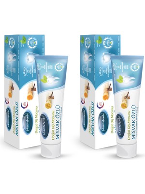 Mecitefendi Misvak Özlü Doğal Diş Macunu 75 ml 2li