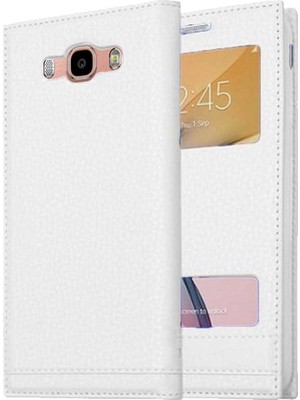 Smart Tech Samsung Galaxy J7 2016 J710 Pencereli Kapaklı Magnum Kılıf