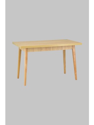 Vilinze Eames Sandalye Avanos Ahşap Mdf Mutfak Masası Takımı - 70X120 cm