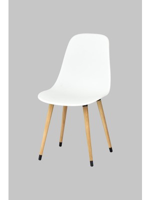 Vilinze Eames Sandalye Avanos Ahşap Mdf Mutfak Masası Takımı - 70X120 cm