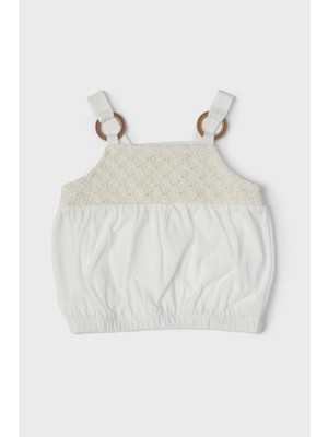 Gb Baby Layette  Kız Bebek Ekru Bluz