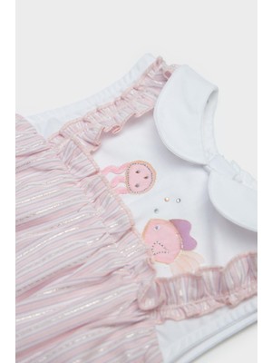 Layette Bg Store Kız Bebek Pembe Tulum 23SS0LT7814