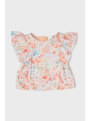 Layette Bg Store Kız Bebek Desenli Bluz
