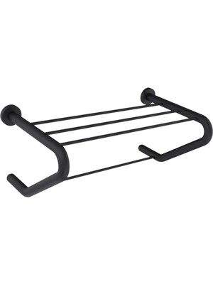 Life Tech Siyah Destekli Raf Havluluk