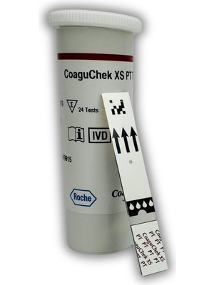 Roche Coaguchek Xs 2*24'lü Inr Ölçüm Stribi (Çubuğu)- 1 Kutu Içinde 48 Adet Strip