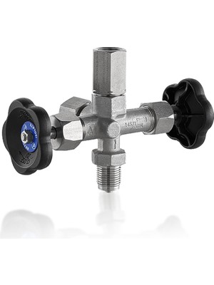 Unox 3 Yollu 1/2" Manometre Musluğu(Vanası)