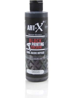 Rich Art-X Su Bazlı Linol Baskı Boyası 240 ml Siyah 15843