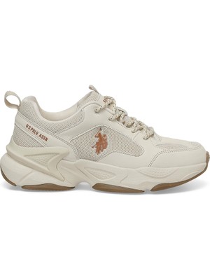 U.S. Polo Assn. Us Polo A10151351012010 4m Maybe Wmn 4fx Bej Kadın Sneaker Ayakkabı