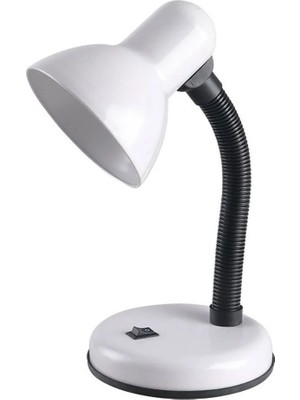 Kendal K2 Beyaz E27 Duylu Metal Başlıklı Masa Lambası (Ampul Dahil) KML100