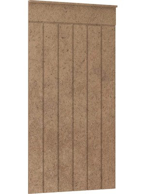 Enwood Boyanabilir Duvar Paneli 8mm Ham Mdf (En 49,8 cm x Boy 100 Cm)