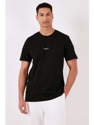 Buratti % 100 Pamuk Bisiklet Yaka Regular Fit T Shirt Erkek T Shirt 5902757