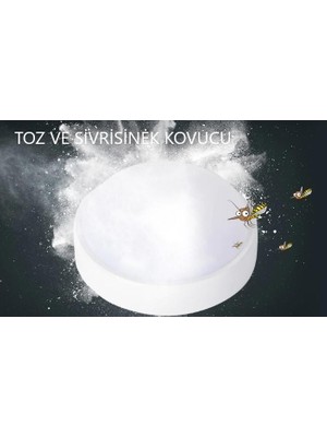 Sekatech Horoz Artos 20W Yuvarlak Beyaz LED Nem Su Geçirmez Banyo Bahçe Modern Tavan Lambası Beyaz Işık 6500K