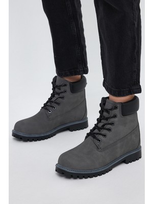 Tonny Black Unisex Füme Rahat Kalıp Termo Taban Bot