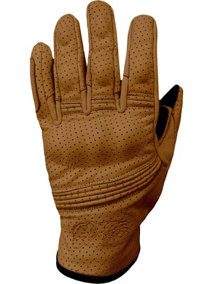 Miami Yellow Korumalı Motosiklet Deri Eldiveni