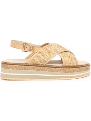 U.S. Polo Assn. Kadın Bej Sandalet 50286700-VR011