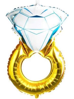Organizasyon Pazarı Gold Yüzük Folyo Balon 80 cm
